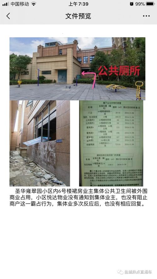 圣华雍翠园物业 破厕开店 ,网友喊话 城南住建局是否知晓